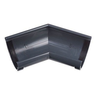 Угол желоба универсальный 135° Docke Lux ПВХ - Графит купить в Ульяновске