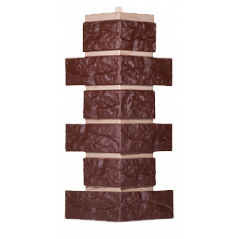 Угол T-Сайдинг-Кирпич Лондон Брик Коричневый купить в Ульяновске