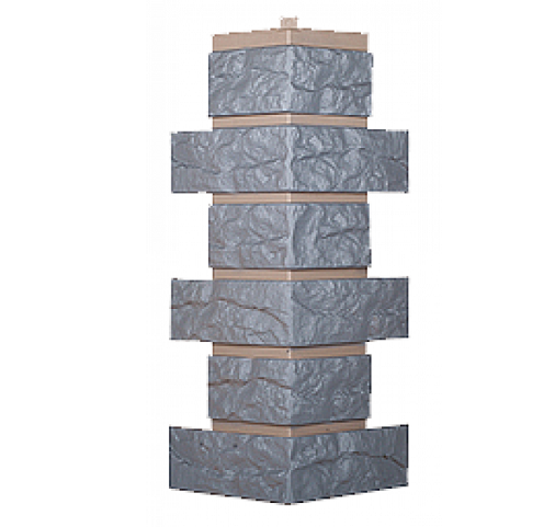 Угол T-Сайдинг-Кирпич Лондон Брик Серый купить в Ульяновске