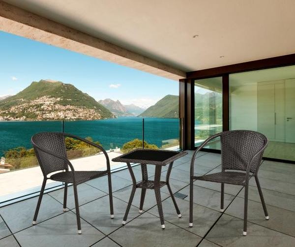 Комплект плетеной мебели AFINA из иск. ротанга T25A/Y137C-W53 Brown 2Pcs купить в Ульяновске