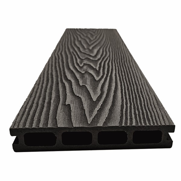 Террасная доская ДПК NanoWood Double 3D Антрацит купить в Ульяновске