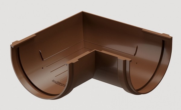 Угловой элемент 90˚ПВХ Docke STANDART Светло-коричневый купить в Ульяновске