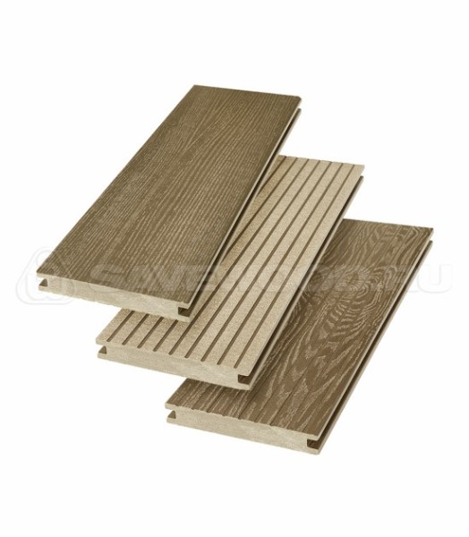 Террасная доска SW Fraxinus (R) полнотелая «SaveWood» Тик купить в Ульяновске