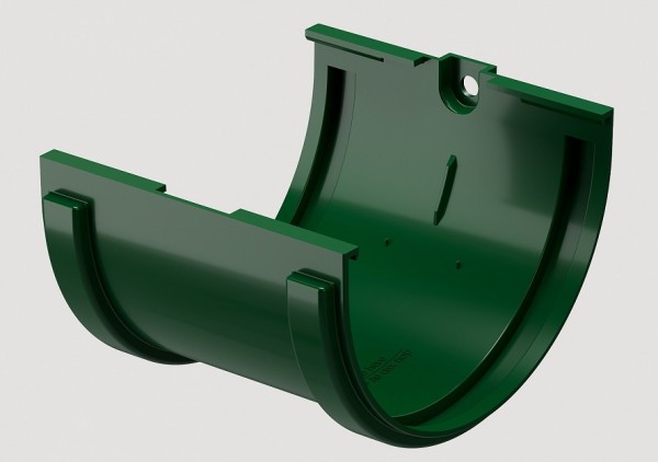 Соединитель желобов ПВХ Docke STANDART зеленый купить в Ульяновске