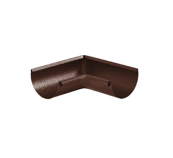 Водосток Aquasistem, Система 125x90 - Угол желоба, внутренний 90° RAL 8017 Коричневый matt купить в Ульяновске