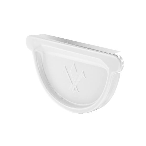 Водосток Aquasistem, система 125x90 - Заглушка универсальная с резиновым уплотнителем RR 20 Белый купить в Ульяновске