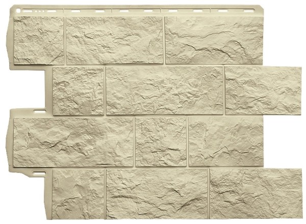 Фасадная панель Альта-Профиль Туф ЭКО Песчаный купить в Ульяновске