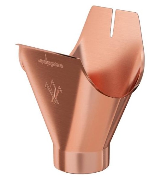 Водосток Aquasistem, система 150/100 - Воронка желоба медная купить в Ульяновске