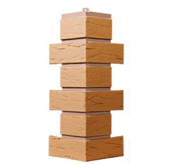 Угол T-Сайдинг-Кирпич Саман Бежевый купить в Ульяновске