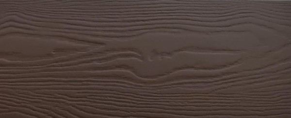 Фиброцементный сайдинг 190х3000х8мм Коричневая глина RAL 8028 купить в Ульяновске