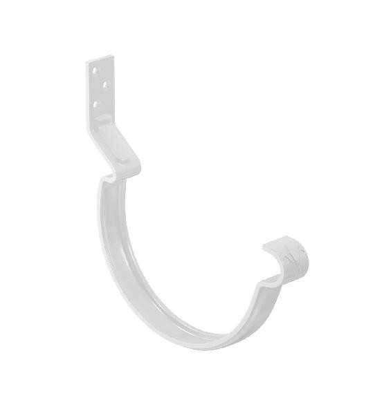 Водосток Aquasistem, система 125x90 - Крюк крепления желоба короткий RR 20 Белый купить в Ульяновске