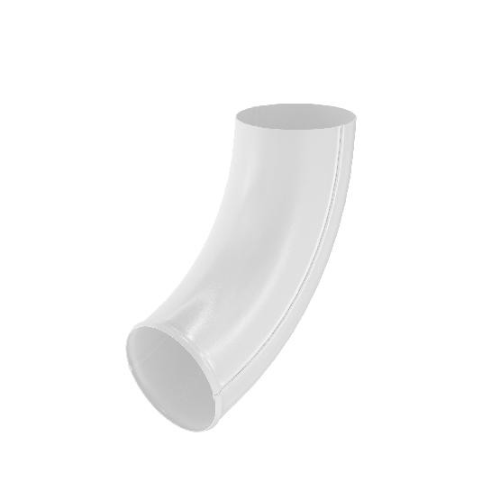 Водосток Aquasistem, система 125x90 - Отвод трубы RR 20 Белый купить в Ульяновске