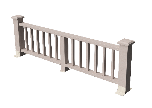 Ограждения декоративное ДПК GRINDERDECO Троя выбеленный дуб купить в Ульяновске