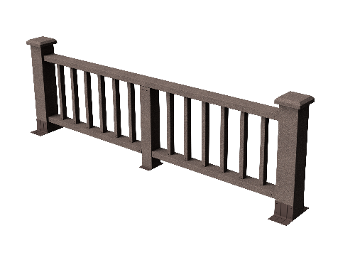 Ограждения декоративное ДПК GRINDERDECO Троя венге купить в Ульяновске