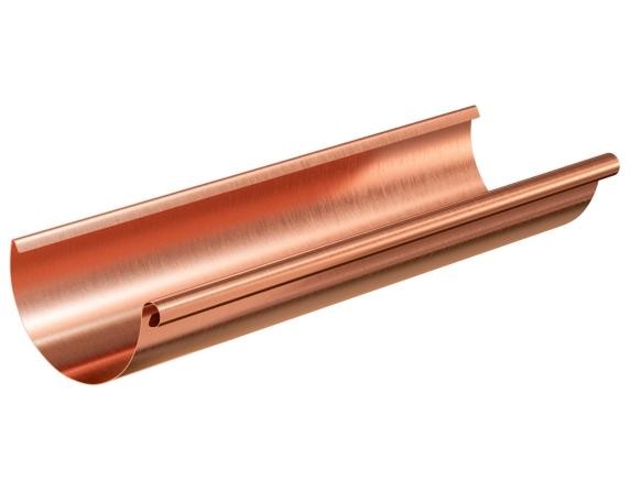 Водосток Aquasistem, система 150/100 - Желоб водосточный медный 3 метра купить в Ульяновске