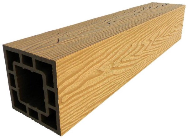 Столб опорный ДПК 3D GardenParkett фактура дерева Бук купить в Ульяновске