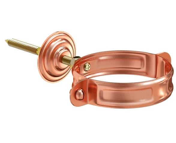 Водосток Aquasistem, система 150/100 - Хомут для крепления трубы медный купить в Ульяновске