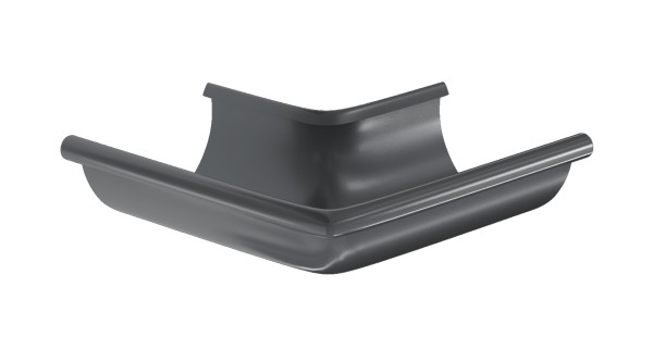 Водосток Aquasistem, система 150x100 - Угол желоба, наружный 90° RR 23 Маренго купить в Ульяновске