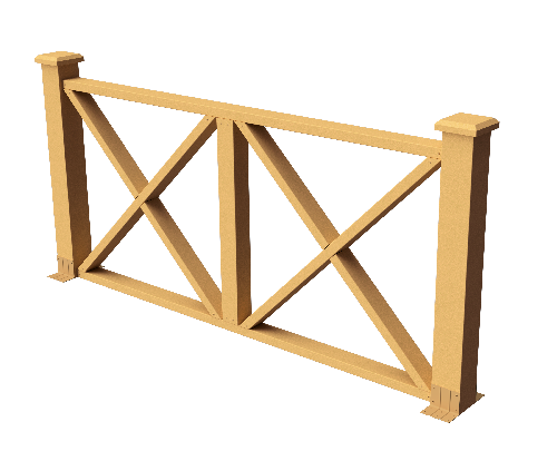 Ограждения декоративное ДПК GRINDERDECO Тауэр песчаник купить в Ульяновске