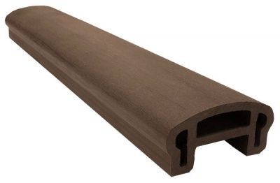 Перила вехнее фигурное Woodvex Select Темно - Коричневый купить в Ульяновске