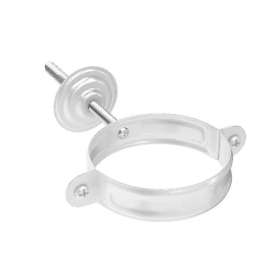 Водосток Aquasistem, система 125x90 - Комплект крепления трубы RR 20 Белый купить в Ульяновске