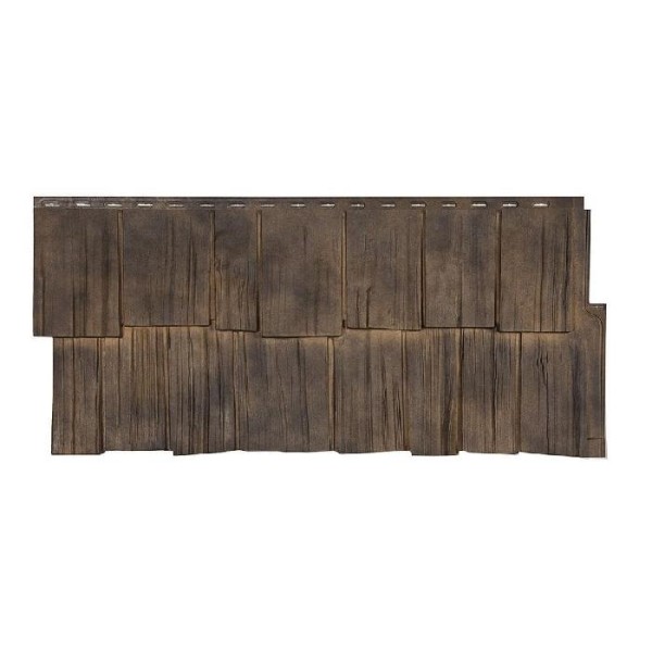 Фасадная панель T-Сайдинг- Щепа Дуб ЭКО-2 Орех купить в Ульяновске