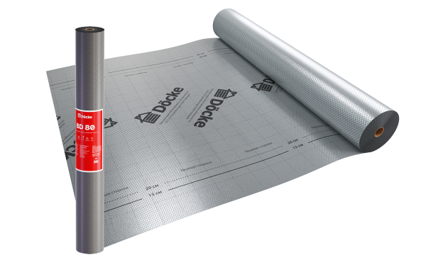 Пароизоляционная пленка Docke, BD 80 (повышенной прочности) купить в Ульяновске