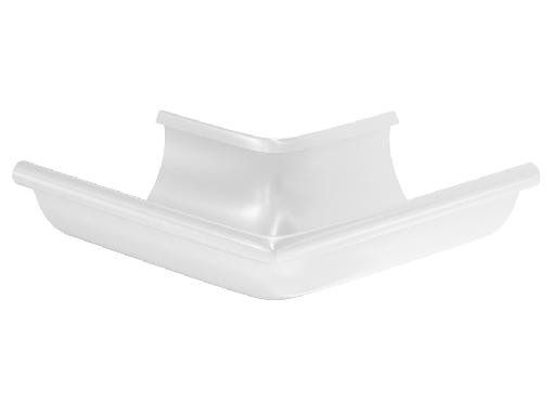 Водосток Aquasistem, система 150/100 - Угол желоба, наружный 90° RAL 9003 Белый купить в Ульяновске