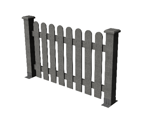 Ограждения декоративное ДПК GRINDERDECO  Сежурне серый базальт купить в Ульяновске