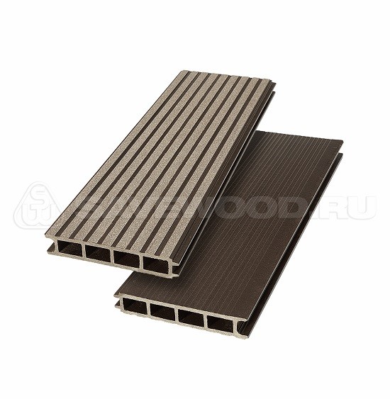 Террасная доска из ДПК SW Ulmus «SaveWood» темно-коричневый купить в Ульяновске