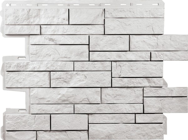 Фасадная панель Альта-Профиль Шотландия Белый купить в Ульяновске