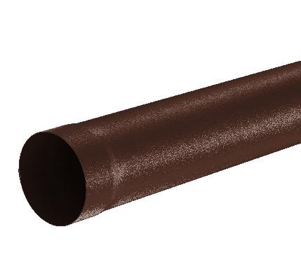 Водосток Aquasistem, Система 150/100 - Труба водосточная 1.00м RAL 8017 Коричневый matt купить в Ульяновске