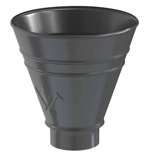 Водосток Aquasistem, система 125x90 - Воронка водосборная круглая RR 23 Маренго купить в Ульяновске