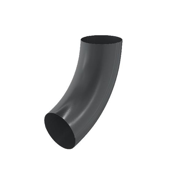 Водосток Aquasistem, система 150/100 - Колено трубы RAL 7024 Тёмно-серый купить в Ульяновске