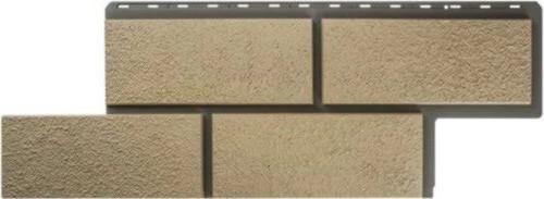 Фасадная панель Альта-Профиль Неаполитанский камень - Слоновая Кость купить в Ульяновске