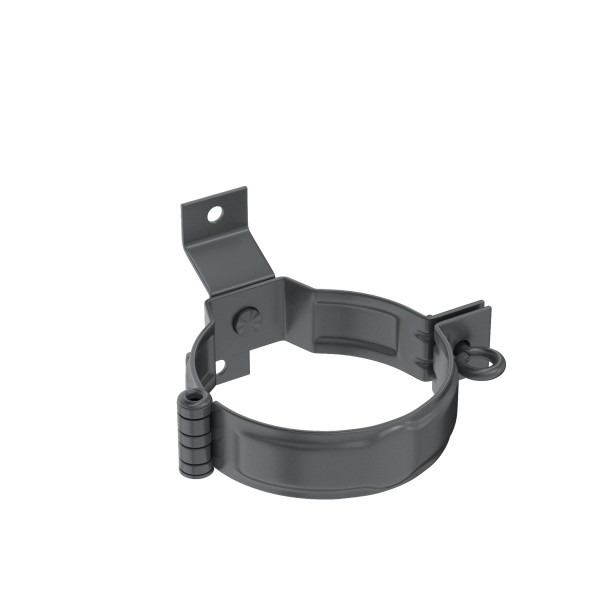 Водосток Aquasistem, система 125x90 - Декоративный хомут трубы под дерево с комплектом крепления RR 23 Маренго купить в Ульяновске