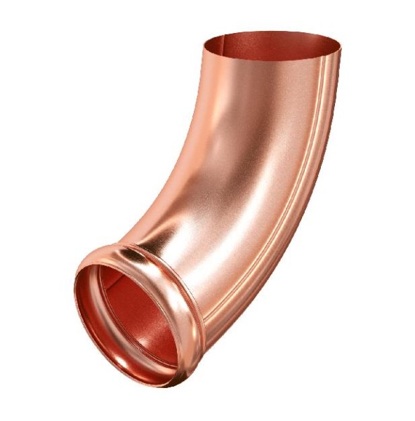 Водосток Aquasistem, система 125x90 - Отвод трубы декоративный медный купить в Ульяновске
