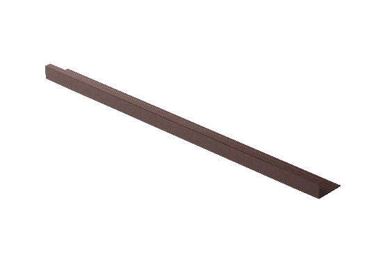 Профиль финишный,алюминиевый, бурый купить в Ульяновске