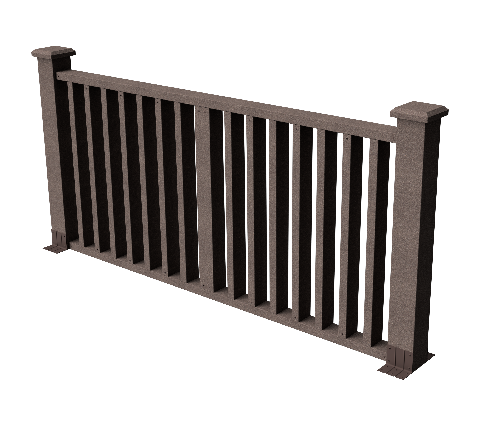 Ограждения декоративное ДПК GRINDERDECO Риальто венге купить в Ульяновске