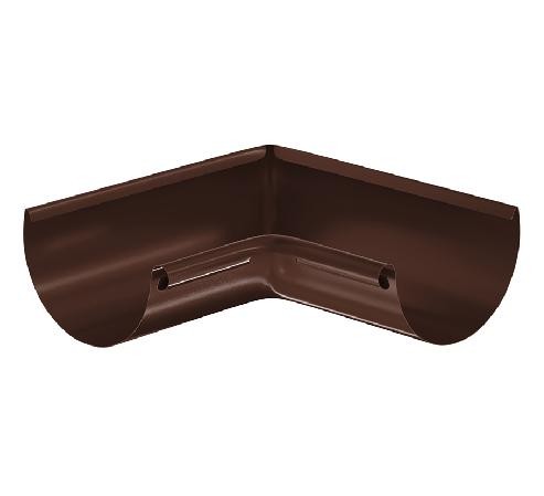 Водосток Aquasistem, система 125x90 - Угол желоба, внутренний 90° RAL 8017 Коричневый купить в Ульяновске
