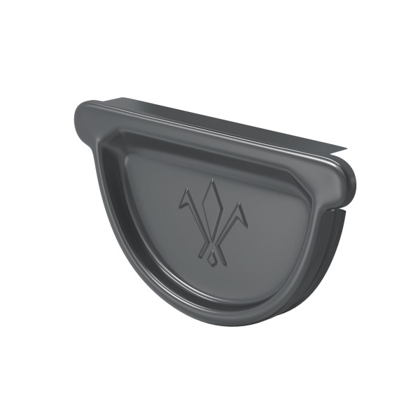 Водосток Aquasistem, система 125x90 - Заглушка универсальная с резиновым уплотнителем RR 23 Маренго купить в Ульяновске