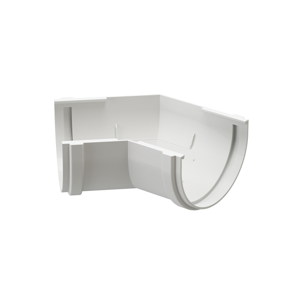 Угол желоба универсал 135˚ Docke Premium ПВХ - Пломбир купить в Ульяновске