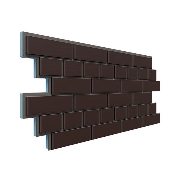 Фасадная термопанель Доломит кирпич 20мм Коричневый купить в Ульяновске