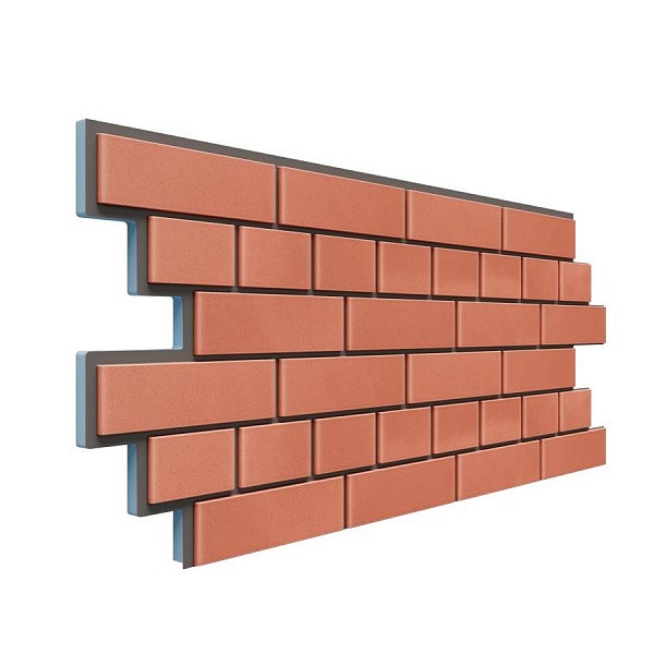 Фасадная термопанель Доломит кирпич 20мм Красный купить в Ульяновске