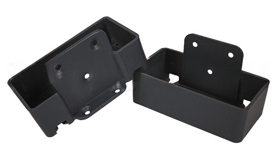 Крепление перил прямое из алюминия GardenParkett Графит купить в Ульяновске