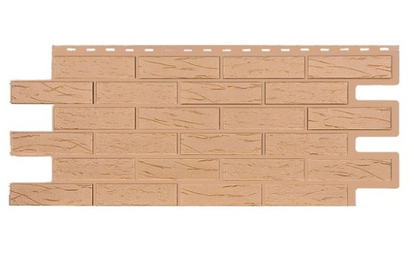 Фасадная панель T-Siding Кирпич Саман Эко Крем купить в Ульяновске