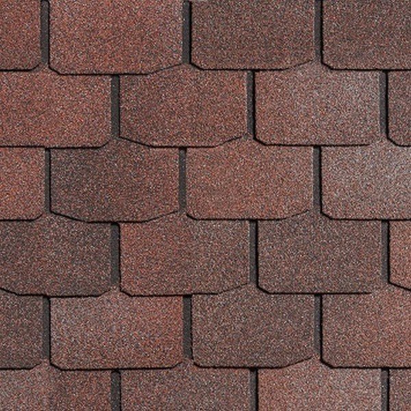Гибкая черепица Shinglas, серия Классик, коллекция Модерн – Красный мрамор купить в Ульяновске
