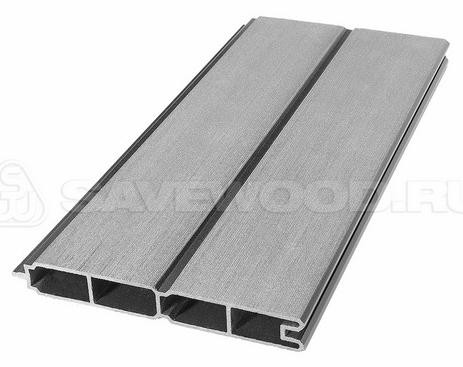 Заборный профиль из ДПК Savewood SW Agger матовый пепельный купить в Ульяновске