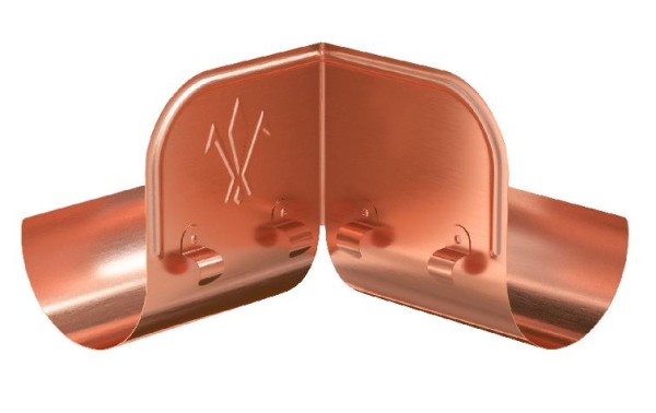 Водосток Aquasistem, система 150/100 - Ограничитель перелива угловой медный купить в Ульяновске