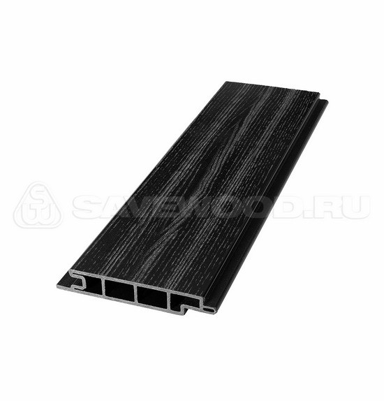 Террасная доска из ДПК SW Padus радиальный распил «SaveWood» черный купить в Ульяновске